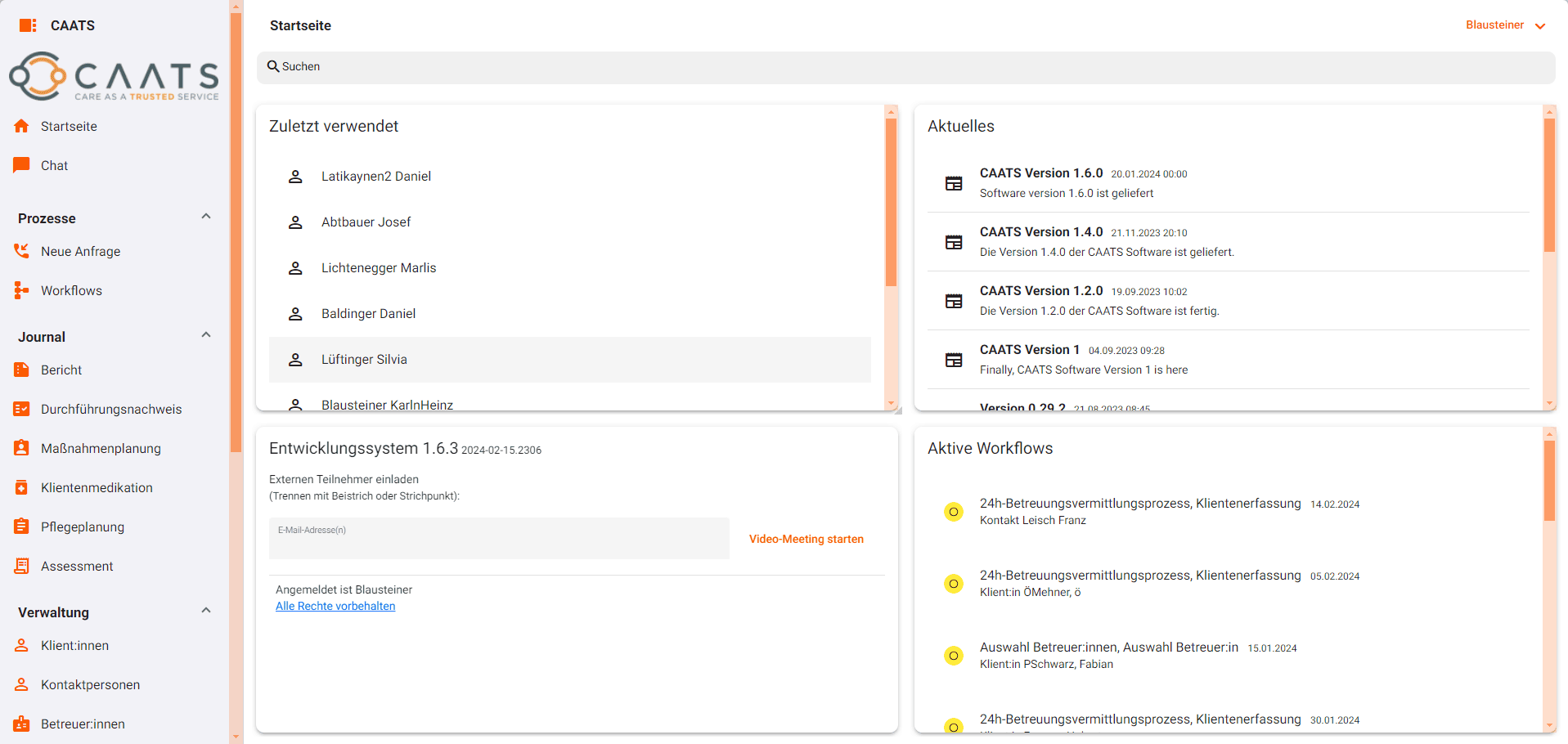 Cloud-Lösung für mobile & stationäre Pflege
